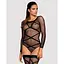 Бодистокинг Obsessive Bodystocking G320 S/M/L, чулки, боди, декор в виде линий - миниатюра 2