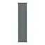 Радіатор дизайнерський Ideale Vittoria 12 6/1800/408 антрацит, Антрацит - мініатюра 1