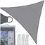 Тент-парус Jumi Garden солнцезащитный 3,6 х 3,6 х 3,6 м серый - миниатюра 2