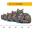 Пазл деревянный Кошачья Мозаика, А1, 500+ элементов, Картонная коробка - миниатюра 2