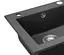 Кухонна мийка гранітна Rea West black metalic ZLE-00121, Чорний - мініатюра 2
