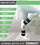 Утяжелители для ног и рук EasyFit наборные черно-фиолетовые 0,5-2,5 кг (пара) - миниатюра 6