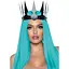 Корона злой королевы Leg Avenue Faux LeaTher spiked crown - миниатюра 1