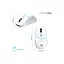 Мишка OfficePro M468W Wireless/Bluetooth White (M468W) - мініатюра 12