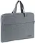 Сумка для документов текстильная А4 1 отдел светло-серая (1632-01-A) - миниатюра 2