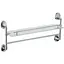 Полка в ванную с полотенцедержателем Zerix LR3307-4 LL1438, Хром - миниатюра 1
