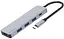 USB-хаб Proove Type-C-хаб Iron Link 5 в 1 (3*USB3.0 + Type C + HDMI) silver (HBIL00010604) - миниатюра 1