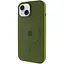 Чохол Epik Silicone Case Full Protective AA with MagSafe для Apple iPhone 15, 6.1 Зелений/Dark Olive - мініатюра 1
