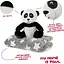 Плед Perletti Toys Paul Panda с мягкой игрушкой 120x80 см серый/белый (P13070) - миниатюра 3