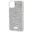 Чехол TPU Bling World Rock Diamond для Apple iPhone 15, 6.1 Серебряный - миниатюра 1