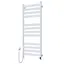 Электрический полотенцесушитель Navin Largo 500x1200 Sensor левостороннее с таймером, белый бархат 12-028153-3680, Белый матовый, Левое, Электронный - миниатюра 1