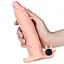Насадка на пенис с вибрацией Lovetoy Pleasure X-Tender 18.5 см телесный - миниатюра 5