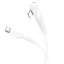 Дата кабель Borofone BX105 Corriente Type-C to Lightning (1m) White - мініатюра 1