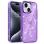 Чохол Epik TPU Eclipse Sparkle MagFit для Apple iPhone 15, 6.1 Purple - мініатюра 1