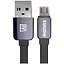 Кабель Micro USB Remax Kingkong Perfume Cable RC -015 м черный - миниатюра 1