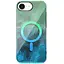 Чехол Epik TPU Shiny Mountain MagFit для Apple iPhone 16e 6.1 Green/Blue - миниатюра 1
