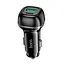 Адаптер автомобильный Hoco Rank dual port Car charger Z58A 1USB/1Type-C, 48W/3A, PD30W/QC| - миниатюра 1