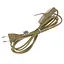 Шнур с прямоугольным выключателем Brille P-1S brown 1.8 m - миниатюра 1