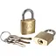 Замок Lifeventure Mini Padlocks 2-Pack Золотий - мініатюра 4