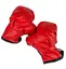Боксерські рукавички Стратег червоно-чорні, 2077 - мініатюра 1