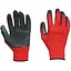 Рукавички Сила зі спіненим латексним покриттям р10 червоні з чорним - мініатюра 1