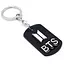 Брелок GeekLand Bangtan Boys BTS black.095 - мініатюра 1