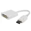 Переходник Cablexpert DisplayPort-DVI White (A-DPM-DVIF-002-W) - миниатюра 1