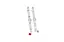 Сходи алюмінієві мультифункціональні трансформер Intertool висота 2383 мм х 4x2 ступенів LT-0028 - мініатюра 6