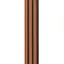 Рейка декоративна Wall Sticker PS 2900х120х12 мм Каштановий SW-00001743 - мініатюра 5