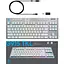 Клавіатура Logitech G915 TKL Lightspeed Wireless RGB Mechanical White (920-009664) [68413] - мініатюра 2