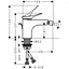 Смеситель для биде Hansgrohe Vivenis 75200670 черный матовый - миниатюра 2