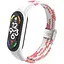 Ремінець Braided Buckle Mi Band 3/4/5/6/7 Білий Рожевий (11) - мініатюра 1