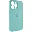 Чохол Epik Silicone Case Full Camera Protective AA для Apple iPhone 13 Pro Max 6.7 Бірюзовий/Marine Green - мініатюра 2