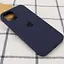 Чохол Silicone Case Full Protective (AA) для Apple iPhone 15 Pro Max (6.7) Темно-синій / Midnight blue - мініатюра 2