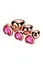 Анальна пробка Gleaming Love Gold Plug Set 3 шт. (рожевий) - мініатюра 3