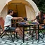 Стіл Bo-Camp Melrose Oval 120x80 cm Темно-коричневий - мініатюра 5