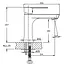 Змішувач для умивальника Haiba HOUSTON 001 (HB0228) - мініатюра 2