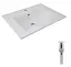 Раковина врізна меблева Qtap Albatross 620x460x180 White з донним клапаном QT01113060CW148473 - мініатюра 2