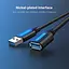 Кабель Vention USB 3.0 A Male to A Female Extension Cable 0.5 м чорний PVC Type (CBHBD) - мініатюра 2