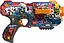 Пистолет BH151 Turbo & Fast с барабаном на батарейках, с мягкими патронами 12 шт "Граффити" (7955235593151) - миниатюра 1