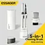 Набір для очищення девайсів ESSAGER 5 in 1 cleaning brush White and Grey (EQJ05-QF02) - мініатюра 7