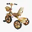 Детский трехколесный велосипед Best Trike BS-60530 со светом и музыкой бежевый - миниатюра 2