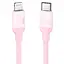 Кабель Ugreen US387 USB-C to Lightning Silicone Cable 1 м рожевий (60625) - мініатюра 1