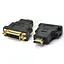 Переходник Hdmi папа Dvi 241 мама Dvi-D - миниатюра 1