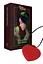 Вібратор для клітора FairyGasm PleasureStone 5.5 см червоний - мініатюра 6