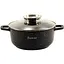 Кастрюля алюминиевая Zauberg с мраморным покрытием и крышкой 2.3 л (0320 BL) - миниатюра 1