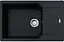 Franke Мийка кухонна Urban фраграніт прямокутник з крилом 780х500х220 мм чаша - 1 врізна оборотна UBG 611-78 XL чорний матовий - мініатюра 1