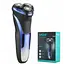 Електробритва акумуляторна VGR V-306 LCD IPX7 роторна з триммером - мініатюра 3