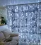 Гірлянда штора Водоспад 3х2 м 400 LED (прозорий шнур з перехідником) Біле світло - мініатюра 5