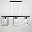 Люстра видовжена Loncino на 3 плафони Line.F MJ 131/3 - мініатюра 3